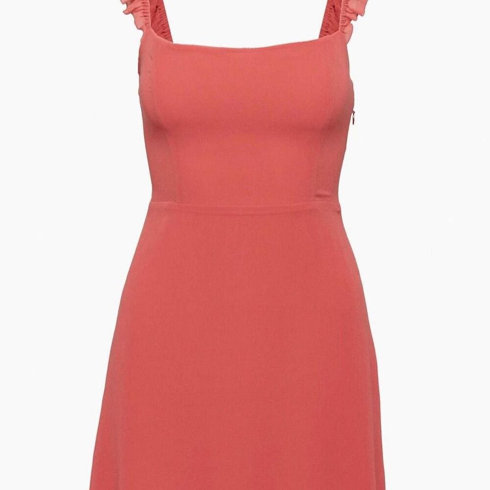Aritzia Women's Flutter Sleeve Dress Size 12 - Picture 3 of 8
